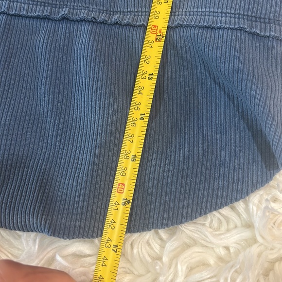 Washed blue Free People Movement ribbed workout top - Picture 5 of 8